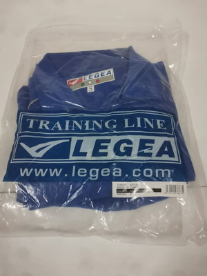 Football training kit new, size S, blue-gray