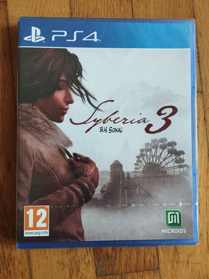 Syberia 3 PS4 Σφραγισμένο καινούργιο