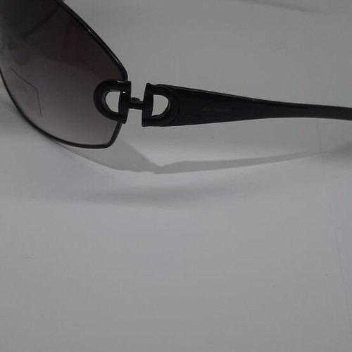 Estate Sunglasses like new, two-tone smoked lenses, black arms with design