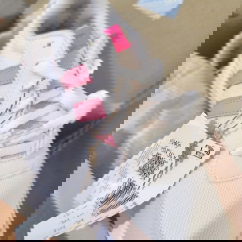 Adidas παπούτσια λευκά με ροζ αφορετα, νούμερο 38