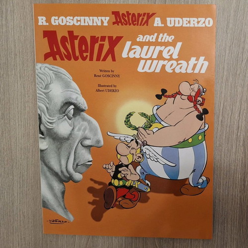 Asterix comic set 3 books like new, English
