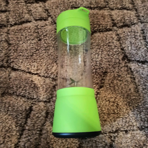 Portable rechargeable blender green used for baby creams