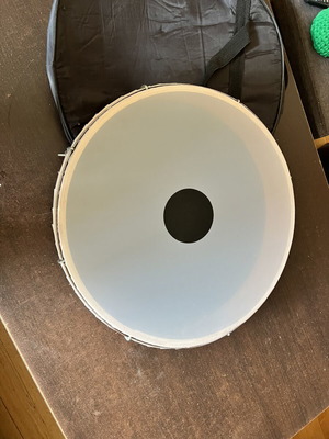 Traditional daouli 48cm shallow with synthetic skin and case
