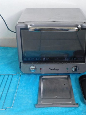 Φουρνάκι Moulinex UNO 16L μεταχειρισμένο με ταψί και σχάρα