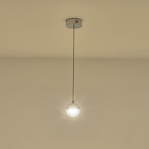 Arte Illumina Melanie Aluminum LED Pendant Light 6W 500Lm 3000K Silver