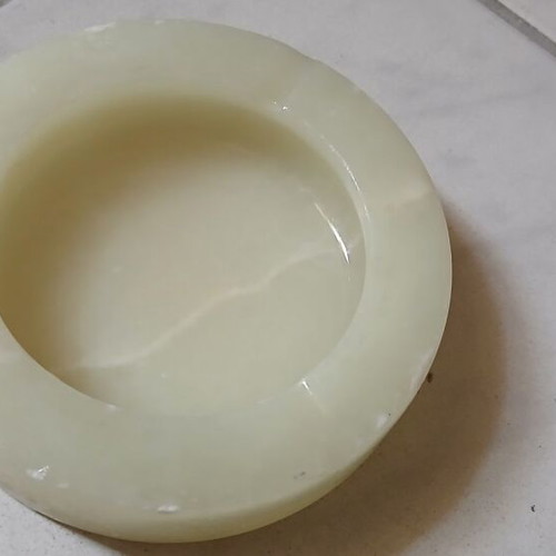 Onyx ashtray 13cm vintage used