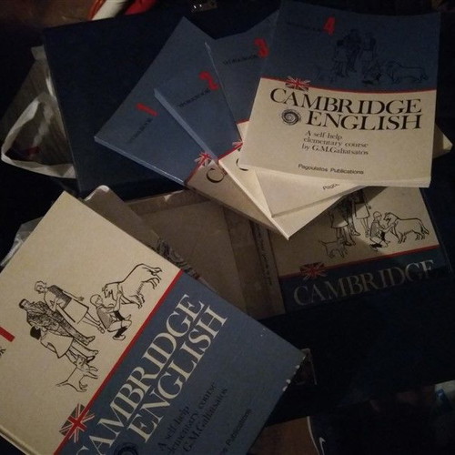 English learning pack new with books and cassettes