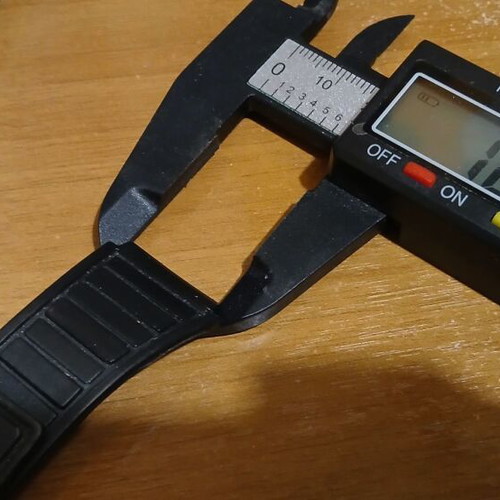 Rubber watch straps like new, men's