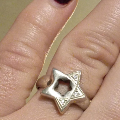 Silver ring 925 like new, size 55, inner diameter 17.3