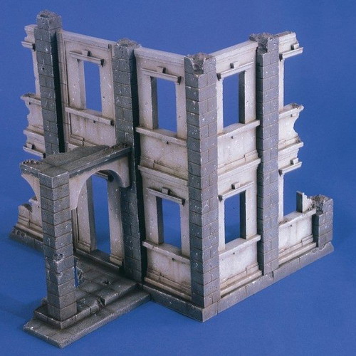 1/35 German Ruined House Model New, synthetic plaster