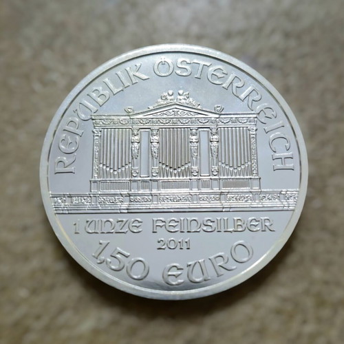 Silver Australian Philharmonic Bullion 2011 coin new 1oz