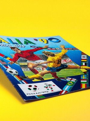 Άλμπουμ αυτοκόλλητων Italia 90 μεταχειρισμένο Panini
