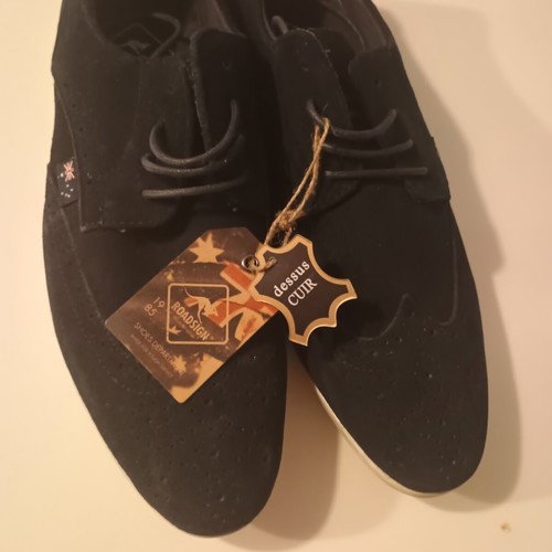 Roadsign men's shoes size 46 new dark blue moccasins