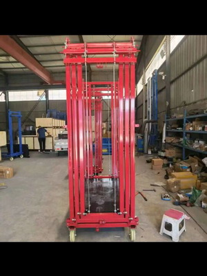 Lifting platform 9m red, 500kg load capacity, new
