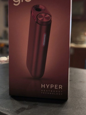 Glo Hyper tobacco heating device new, burgundy color