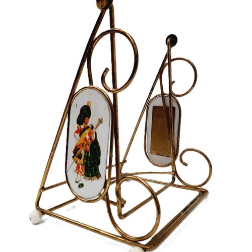 Chivas Regal Brass Whiskey Bottle Holder like new, vintage
