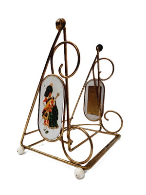 Chivas Regal Brass Whiskey Bottle Holder like new, vintage