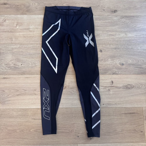 2XU Womens Elite Wind Defence Compression 7/8 Tights Black Small like new