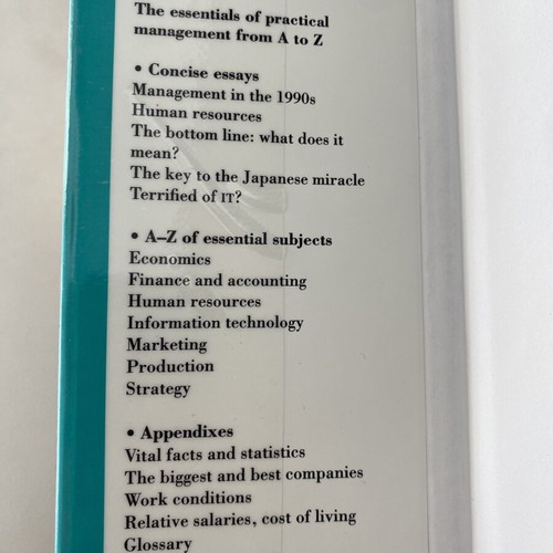 Pocket Manager vintage book from UK, 1990