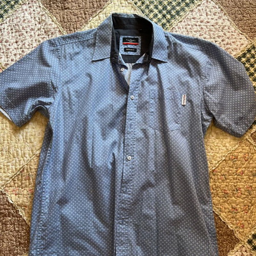 Pierre Cardin men's shirt medium blue like new