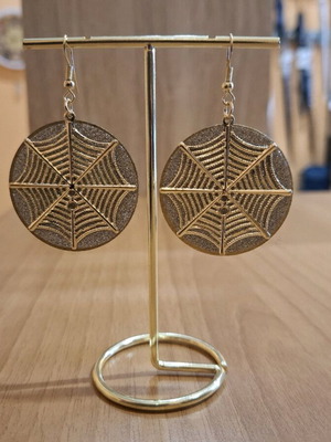 Handmade hanging earrings new, gold and silver color