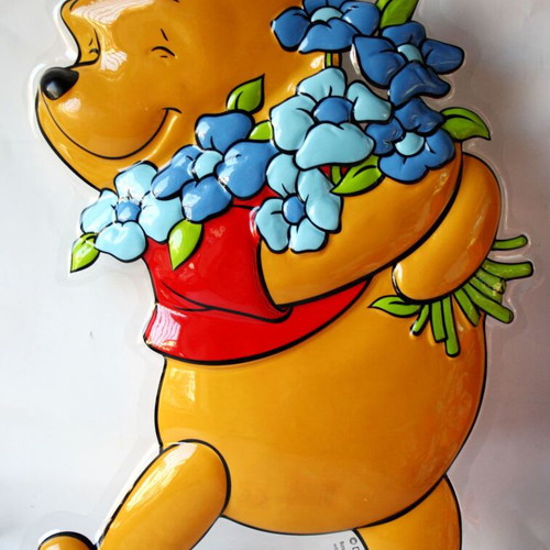 Winnie The Pooh & Tiger Plastic Wall Decorations 2 Pieces 50cm Disney