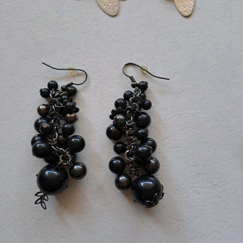 Faux bijoux earrings used, pack of 7 pairs