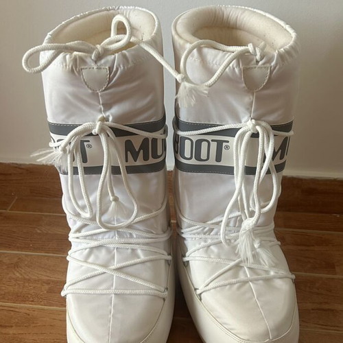Moon Boot MB ICON NYLON snow boots, white, size 39