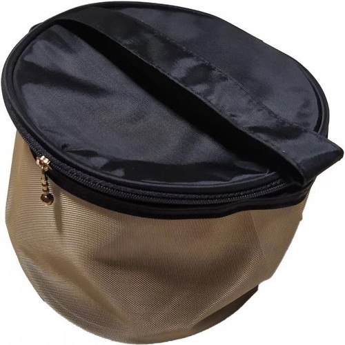 Travel toiletry bags new, set of 10, brown 16.5x13cm