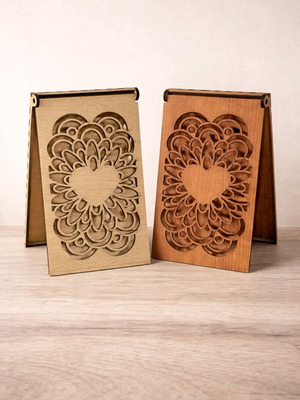 Wooden money gift envelope new