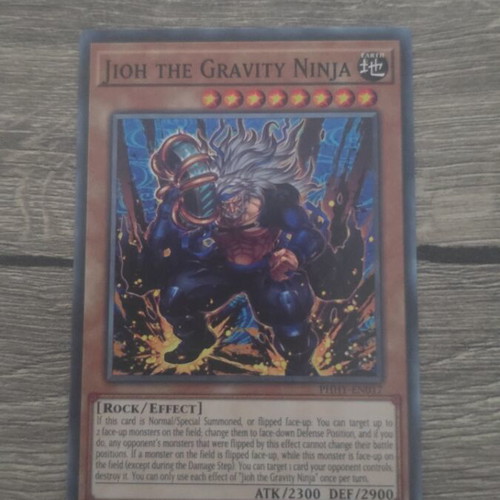 Jioh the Gravity Ninja Yu-Gi-Oh! card