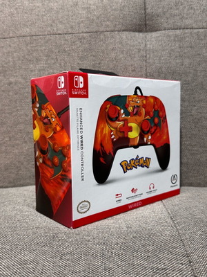 PowerA Enhanced Wired Controller for Nintendo Switch Pokémon Charizard Vortex new