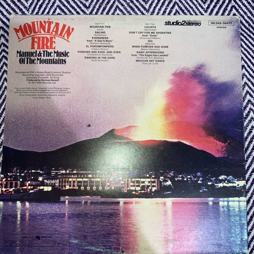 Mountain Fire Manuel & The Music Of The Mountains LP used, classical