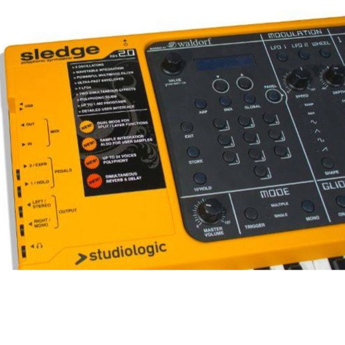 Studiologic Sledge 2 ver.2 synth new