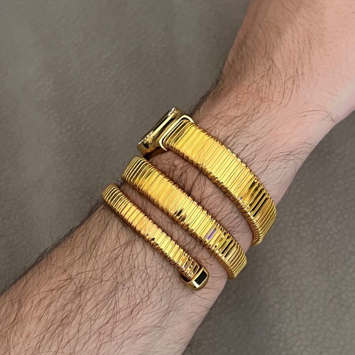 Bvlgari Serpenti gold wristwatch, new