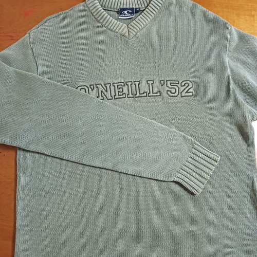 Vintage O'Neill men's sweater medium green used