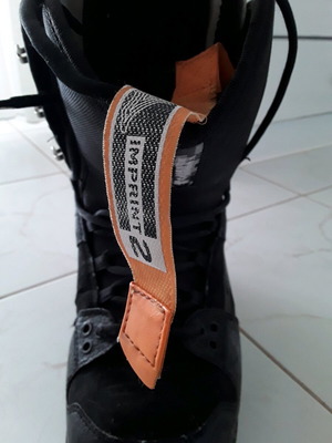 Mountaineering shoes used size 44 black athletic