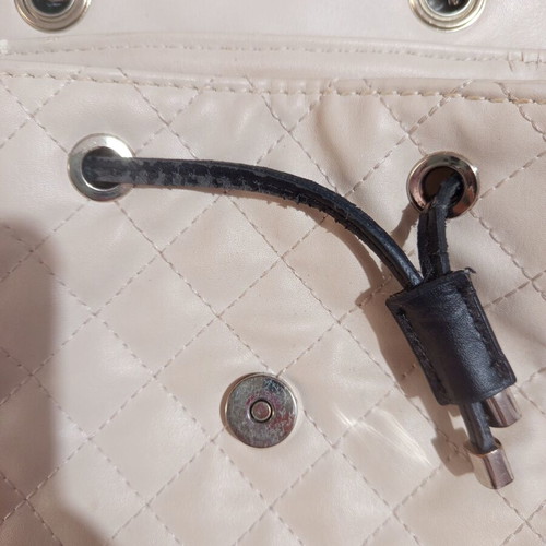 Guess backpack used, beige and black