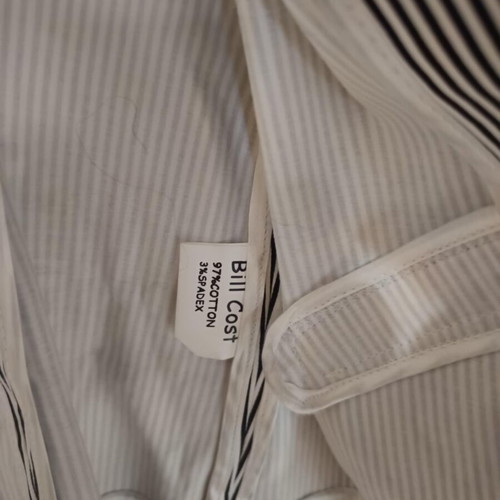 Bill Cost striped black and white jacket like new