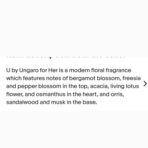 Avon U by Ungaro perfume used, about 40 ml