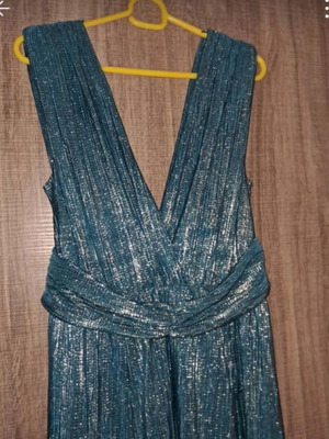 Φόρεμα Attrattivo Maxi σαν καινούργιο, μπλε ασημί, μέγεθος XL