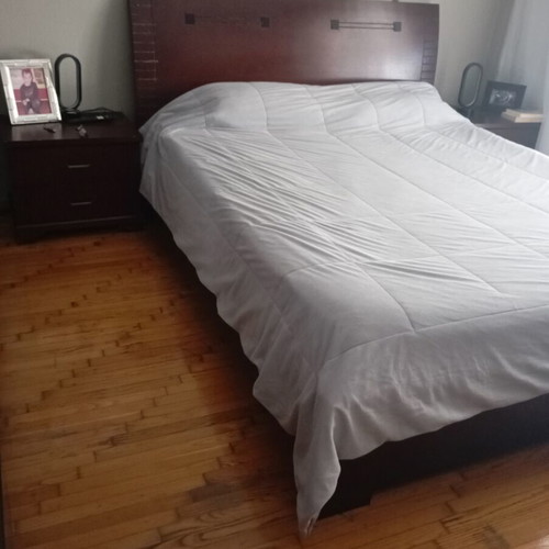 Bedroom furniture set with storage and large drawer under bed