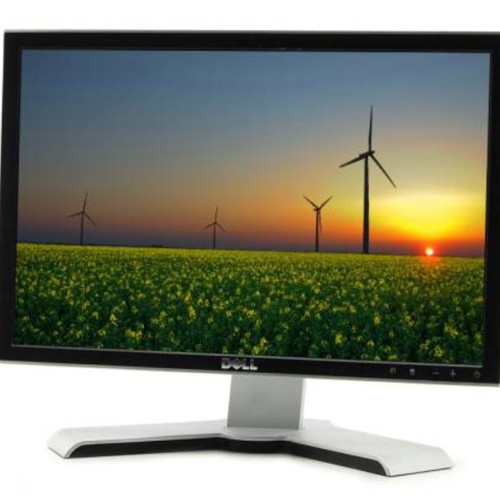 HP Compaq 8100 Elite SFF desktop and Dell 1908WFP 19" monitor used