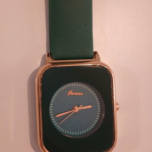 Green wristwatch