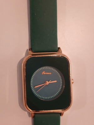 Green wristwatch