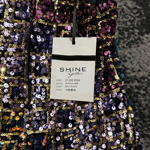 Shine 2gether women's dress new, colorful, size S/M
