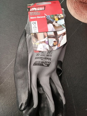 Work gloves No 10 new