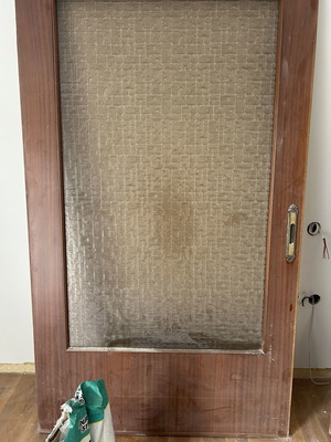 Wooden doors used from renovation