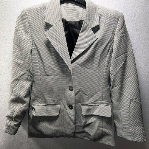 Gingham Houndstooth Blazer Black and White like new, size XS/S
