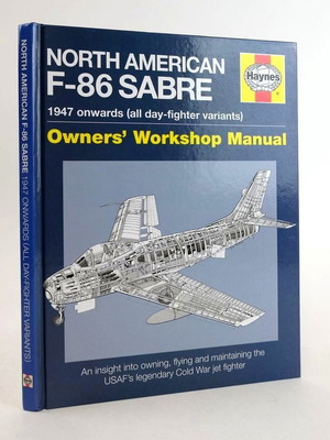 North American Sabre F-86 Manual like new, English